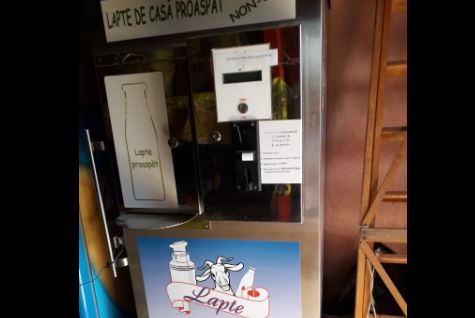 Fura bani din dozatorul de lapte