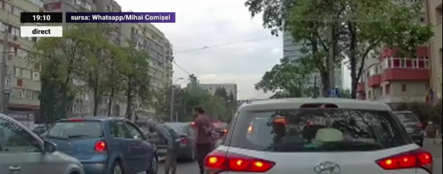 În traficul din București, ca-n lumea a treia