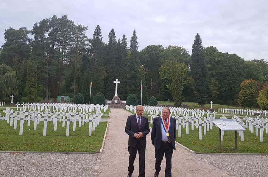 Omagiu pentru ostaşii români înmormântaţi în Franţa