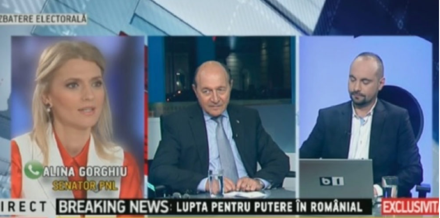 Chiar așa: Alina Ghorghiu, vorbe dulci către Traian Băsescu