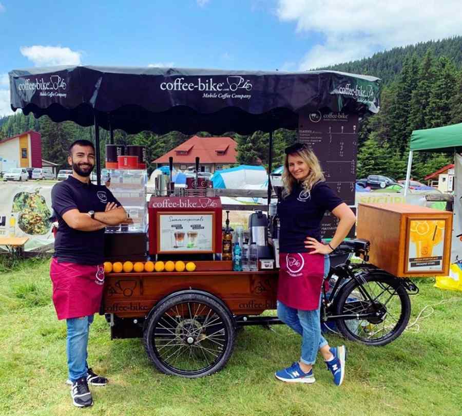 Bicicleta Coffee-Bike, o aventură a simțurilor