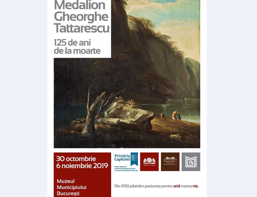 Medalion Gheorghe Tattarescu la Palatul Suțu