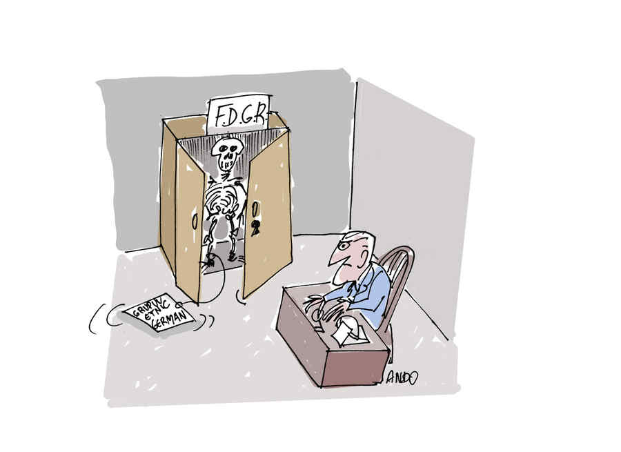 Scheletul din dulapul prezidențial (FDGR- Grupul etnic german)