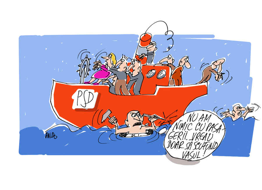 Bunele intenții (Iohannis: n-am nimic cu pasagerii,vreau doar să scufund vasul!)