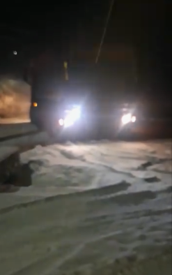 (VIDEO) Și dă-i asfaltare pe ninsoare!