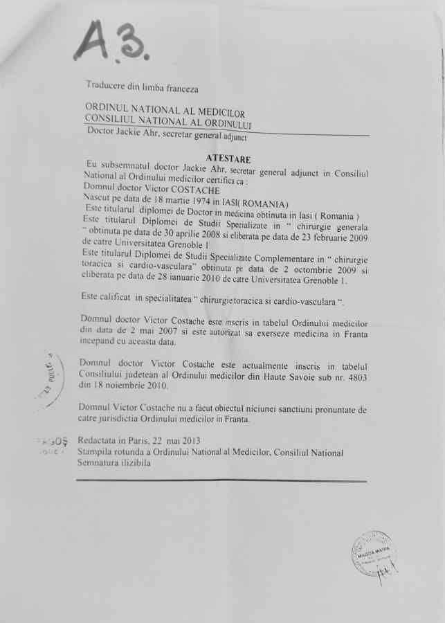 reach Arne Dissipation Ministrul Sănătății, Victor Costache - un specialist pîrît