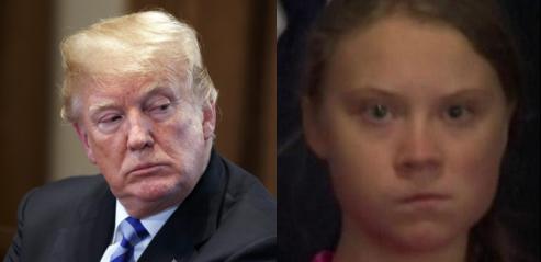 Greta Thunberg, luată în râs de Donald Trump