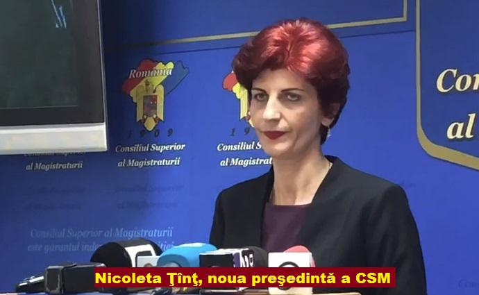 Nicoleta Ţînţ, noua preşedintă CSM, poate să continue activitatea Liei Savonea