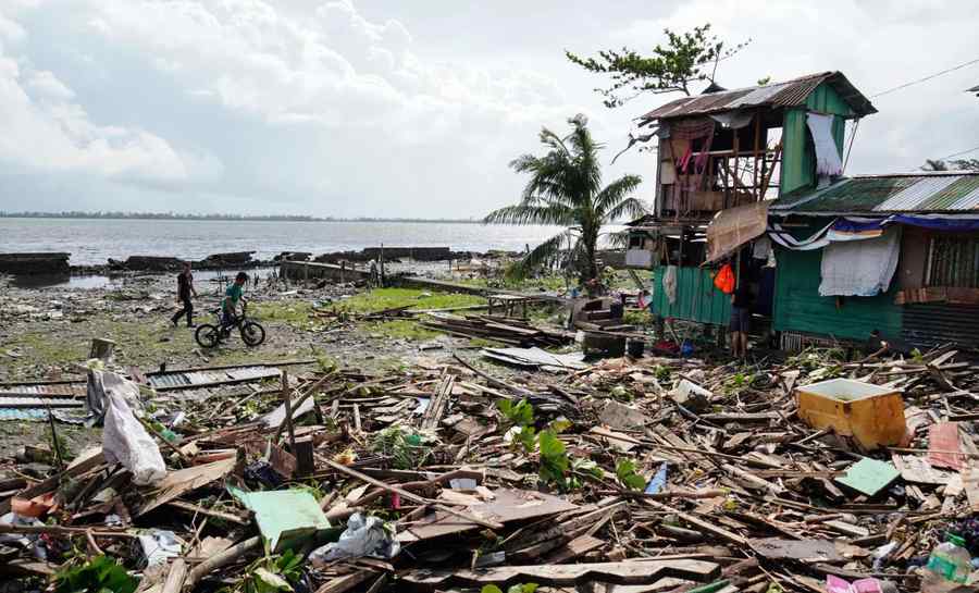 Dezastru după taifun