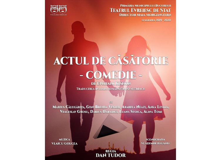 ACTUL DE CĂSĂTORIE, premieră la Teatrul Evreiesc de Stat