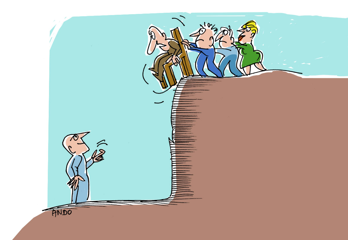 -O cădere așteptată