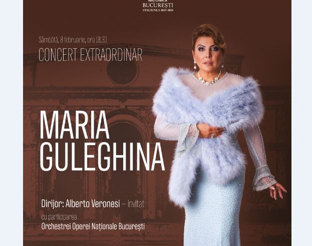 Soprana Maria Guleghina, concert la Opera Națională București