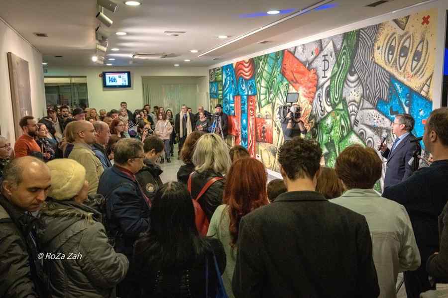 Vernisaj Pisica Pătrată la Instituto Cervantes