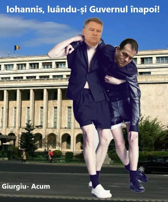 Fotografia momentului: „Iohannis, luându-și Guvernul înapoi!”