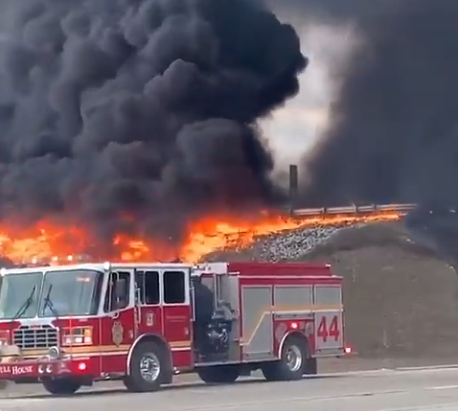 (VIDEO) Iadul pogorât pe autostradă