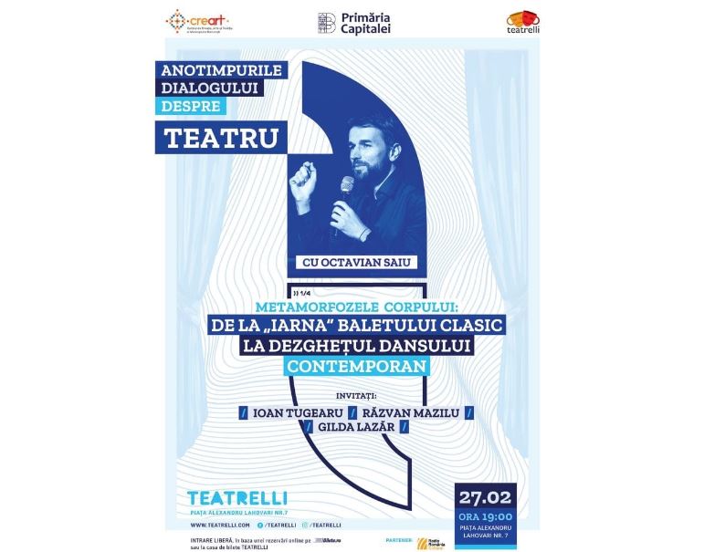 Ioan Tugearu, Răzvan Mazilu și Gilda Lazăr, la Teatrelli