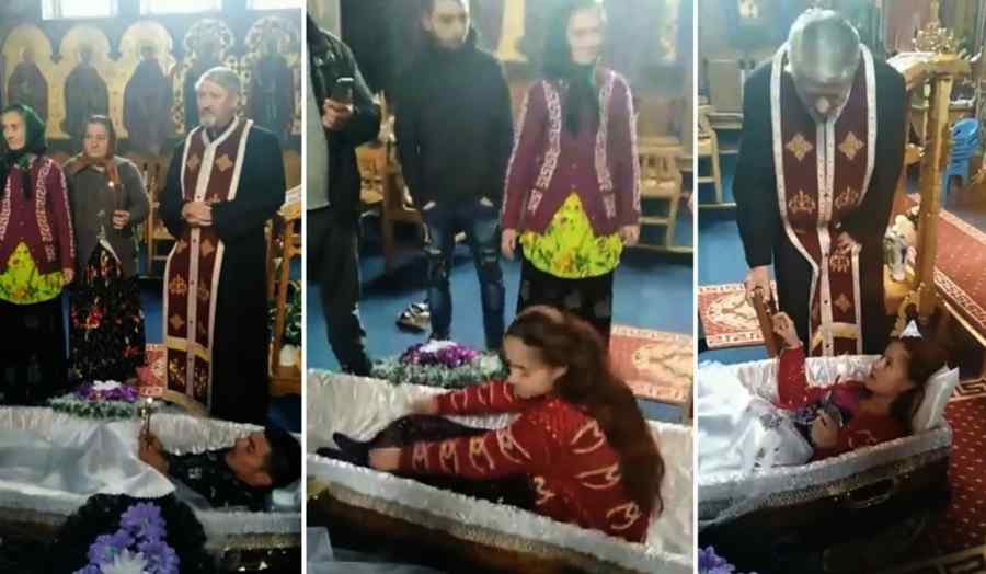 (VIDEO) Scene de Ev Mediu într-o biserică din România