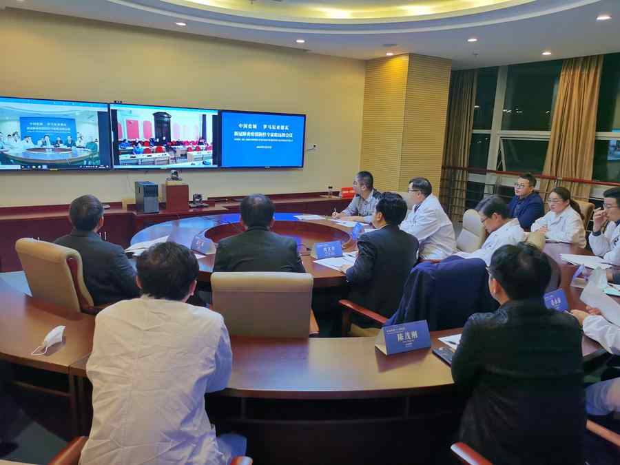 (FOTO) Schimb de informaţii între medici hunedoreni și cei chinezi