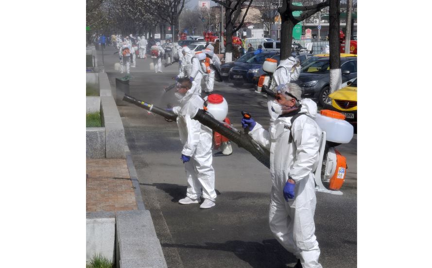 Uriașă campanie de dezinfecție în sectorul 4