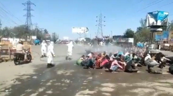 (VIDEO) Dacă nici asta nu-i dezinfectare, atunci care?