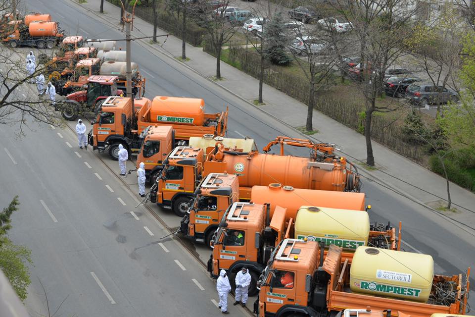 Sectorul 1 se igienizează doar ziua