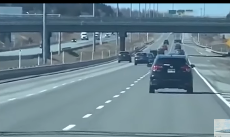 (VIDEO) Surpriza de proporții de pe autostradă