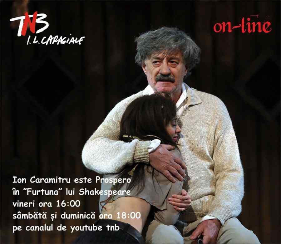 Spectacole de succes ale TNB, difuzate on-line!