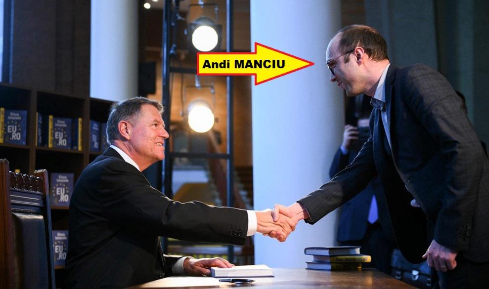 Andi Manciu este şeful cenzurii presei, iar nevasta e consilier la Cotroceni