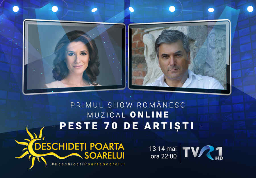 Primul show TV din România, înregistrat online cu 70 de artişti