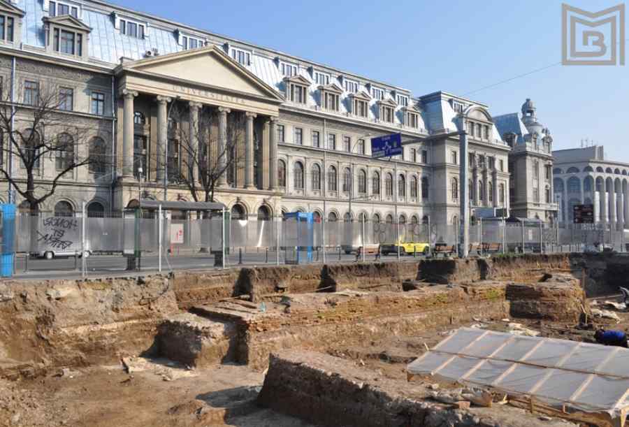 Vestigii sub Piața Universității. Bisericile Mănăstirii Sf. Sava