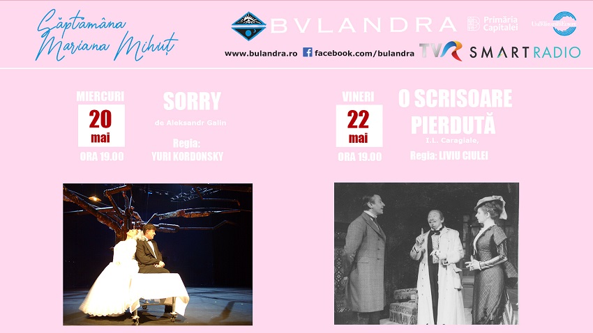 Săptămâna Mariana Mihuț la Teatrul „Bulandra”!