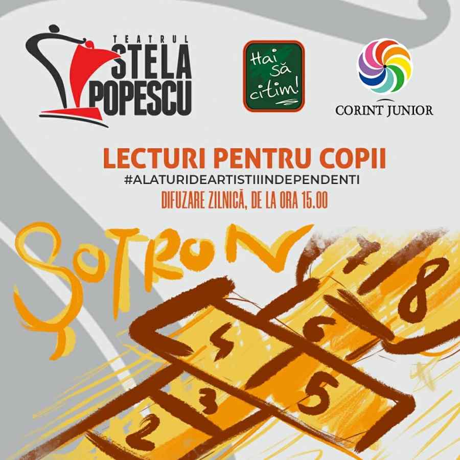 „Şotron printre poveşti” online cu Teatrul „Stela Popescu”