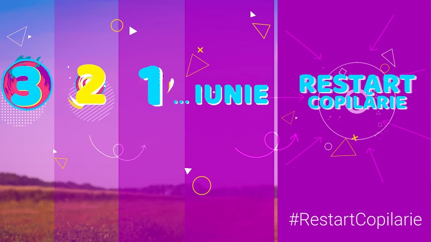 Din 30 mai până în 30 iunie, TVR „DĂ RESTART COPILĂRIEI”