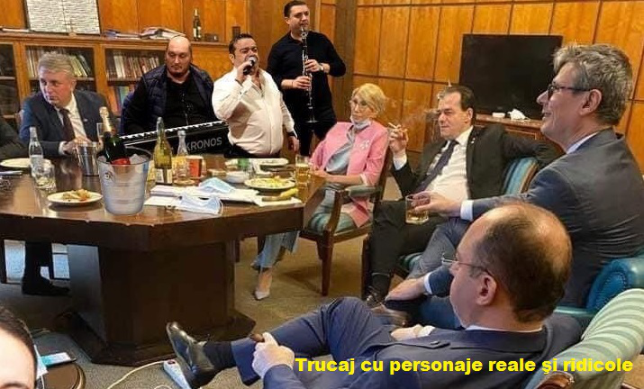 O fotografie cît şapte ani de-acasă: cheful din biroul lui Ludovic Orban