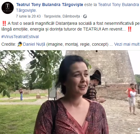 (VIDEO) Magia teatrului în ruinele Curţii Domneşti din Târgoviște