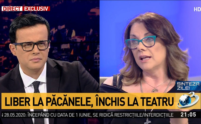 Carmen Tănase i-a dat încă o lecţie usturătoare lui Mihai Gâdea