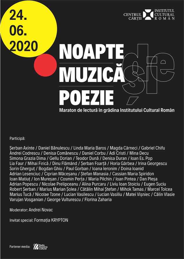 Dezbatere despre piața de carte și maraton liric în grădina ICR