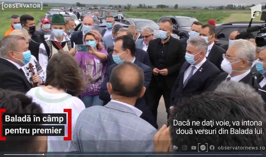 Orban şi Flutur au ascultat „cîteva VERSURI din balada lui Ciprian Porumbescu”