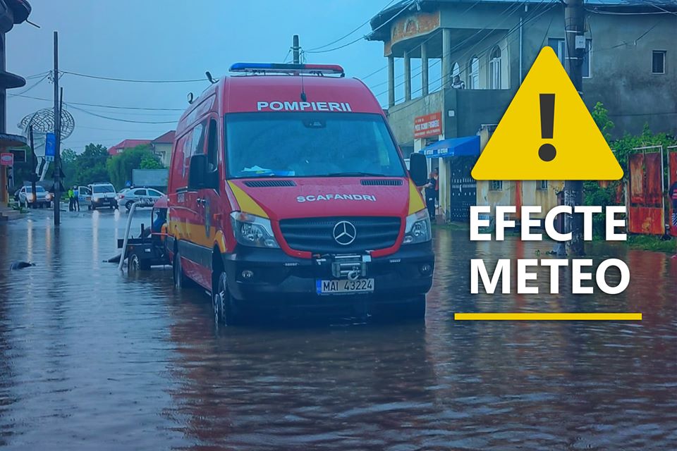 36 de localități din 18 județe, afectate de inundații
