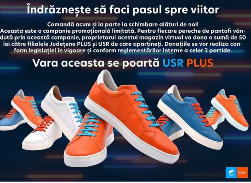 USR-PLUS crește afacerile unui vânzător de pantofi