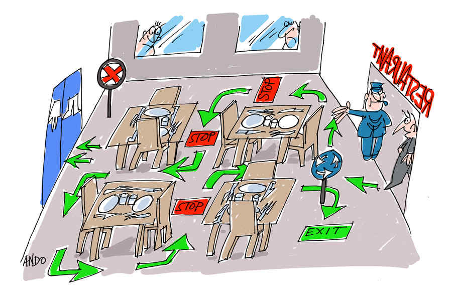 Regulamentul circulației în restaurante