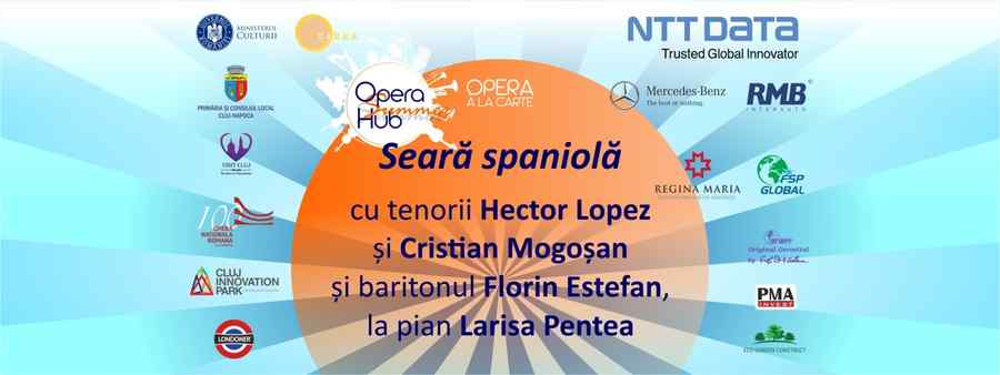  OPERA À LA CARTE ne invită la SEARA SPANIOLĂ!