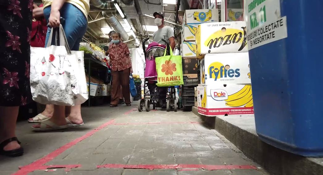 Piață închisă din cauza coronavirusului