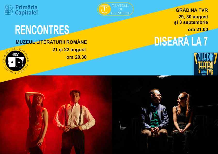 TEATRUL DE COMEDIE, reprezentații în aer liber