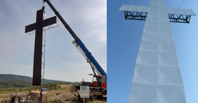 Inedit: Cruce cât un bloc într-o localitate din România