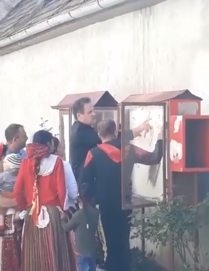 (VIDEO) Primarul-candidat, prins în flagrant