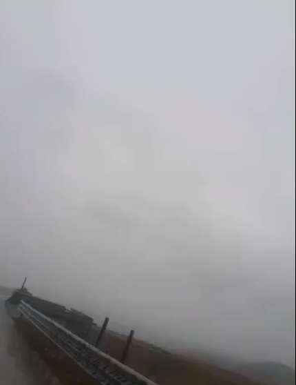 (VIDEO) Pe Transalpina, ca la tornadă