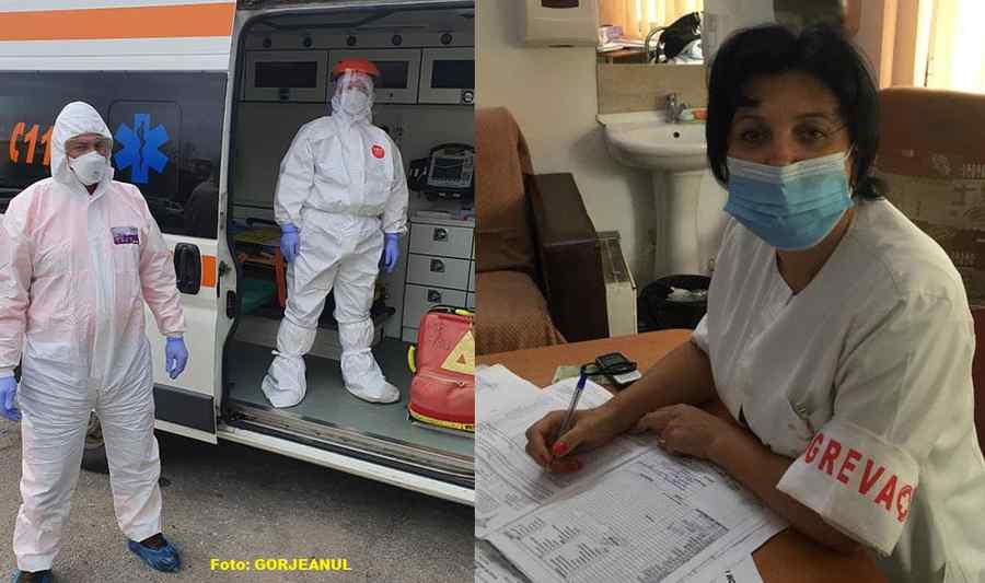 Mii de cadre medicale din Gorj, în grevă japoneză