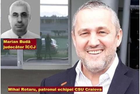 Scandal uriaş la ÎCCJ: Budă Marian îl judecă pe Mihai Rotaru, cu care are vechi relaţii comerciale