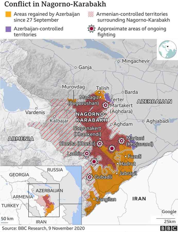 Victorie a Moscovei. Nagorno-Karabah, pământ… rusesc